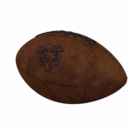 Logo Brands Chicago Bears Mini Size Leather Football 606-93ML-1